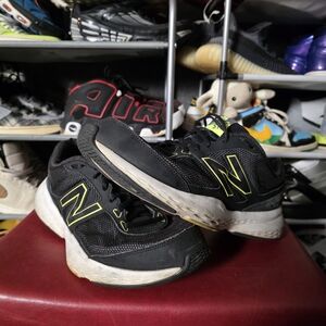 🔥 New Balance 517 Size 12 Black & Neon Yellow Running Shoes